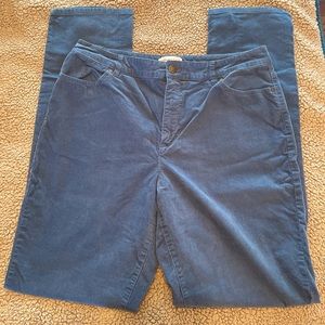 Coldwater Creek Blue Corduroy Pants 14T
